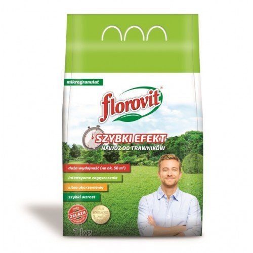 Добриво для газонів "Швидкий ефект" 1 кг. FLOROVIT